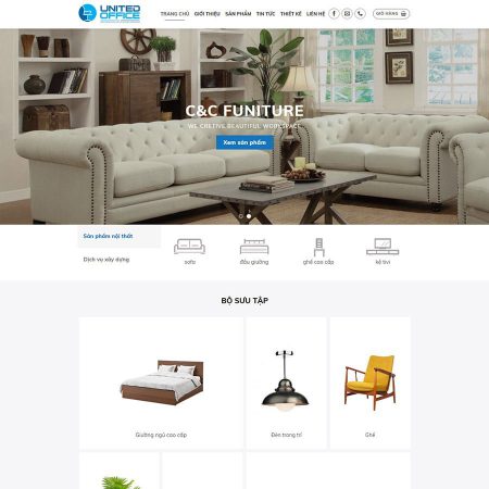 Theme wordpress nội thất sang trọng