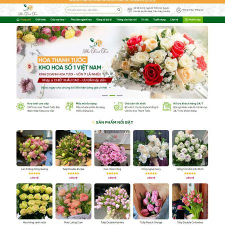 Theme wordpress hoa tươi 03
