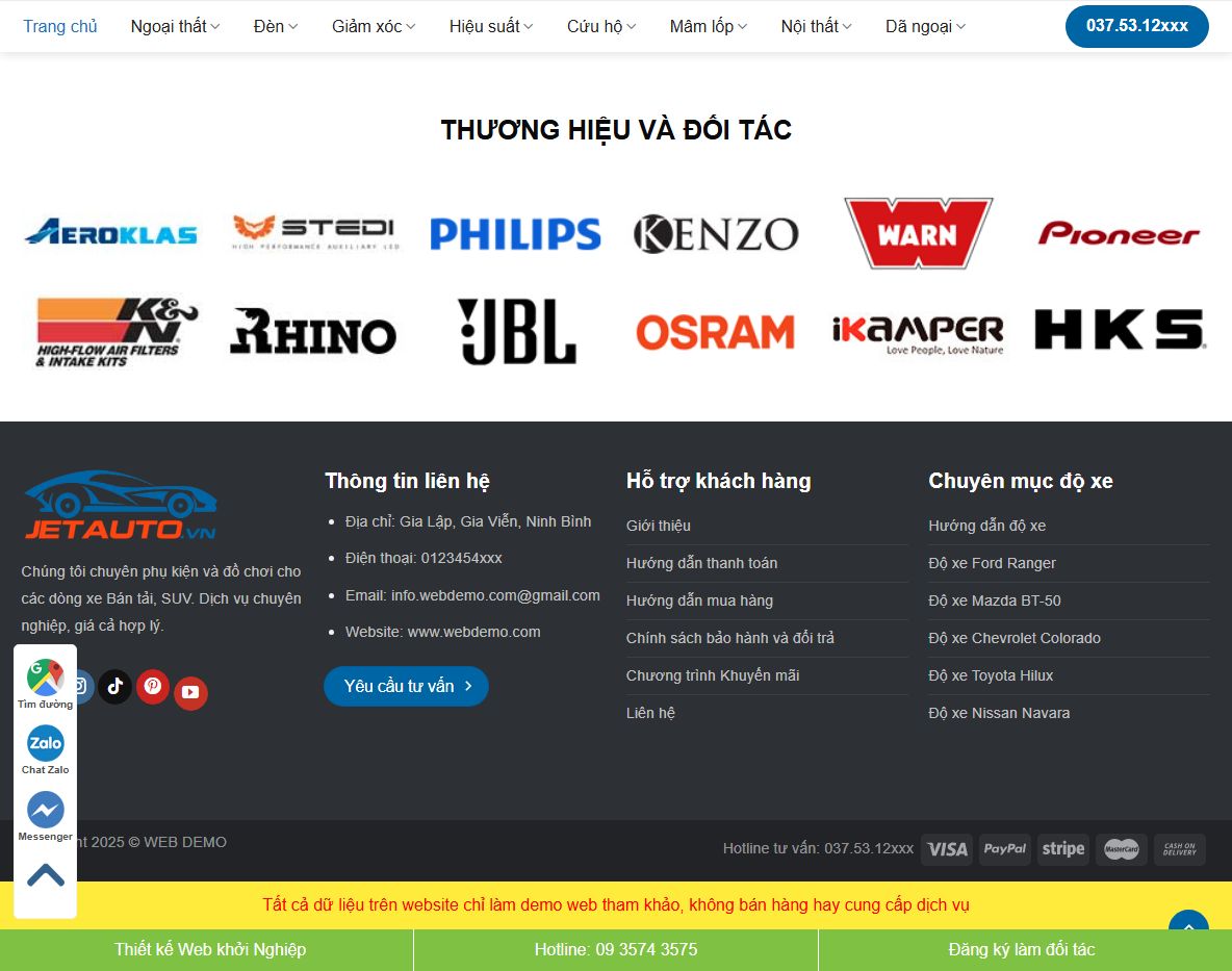 Kết quả kinh doanh với Theme wordpress bán đồ chơi xe 02