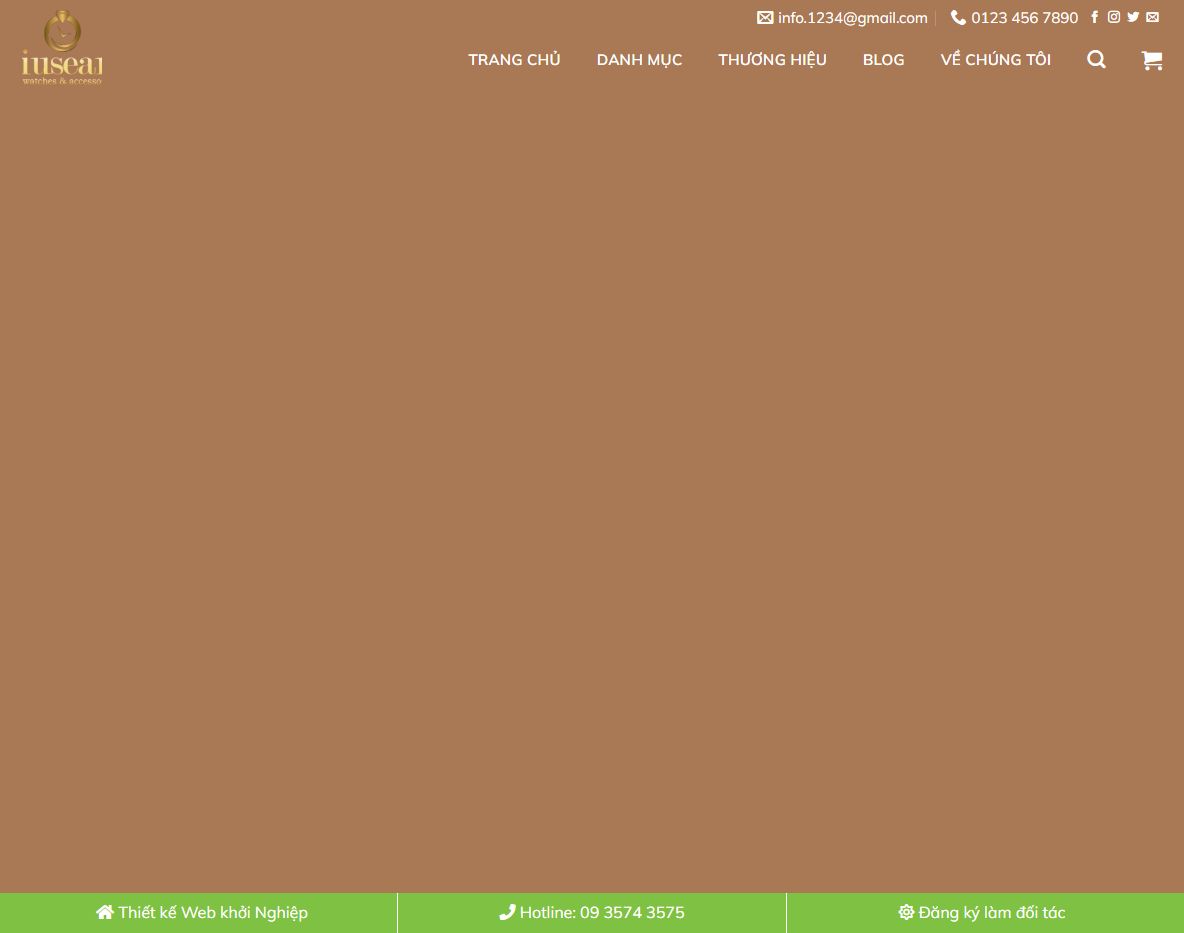 Giao diện Theme wordpress bán đồng hồ 05