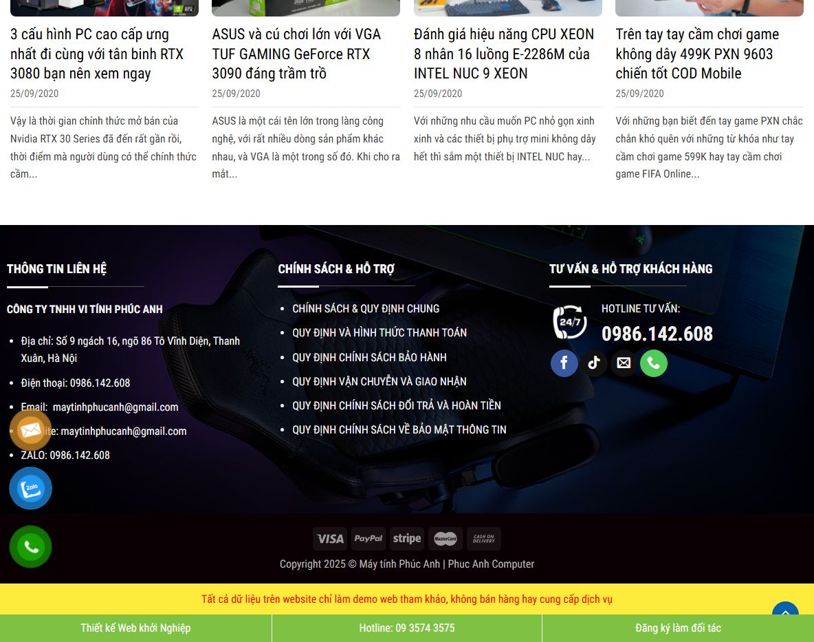 Dashboard Theme wordpress bán máy tính 06