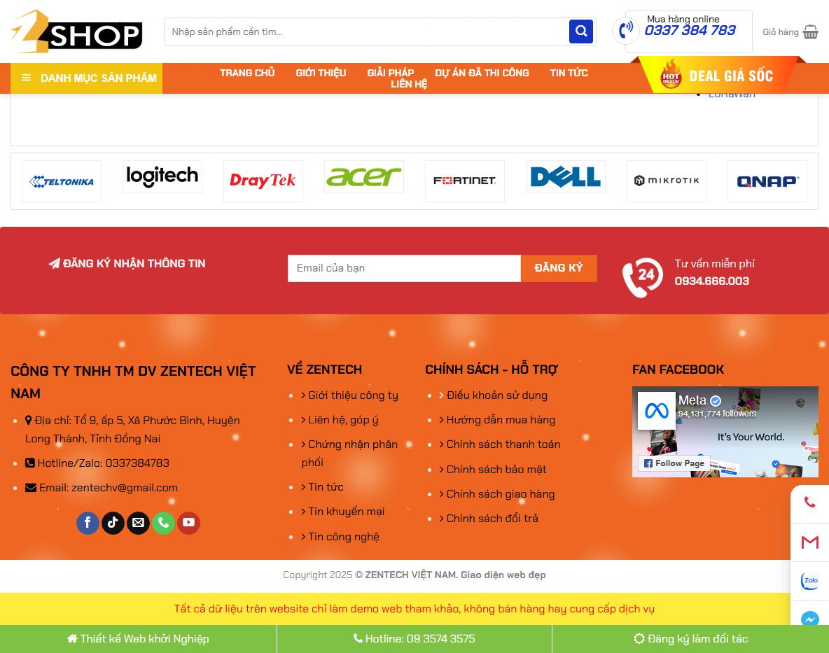 Tính năng Theme wordpress bán máy tính 07