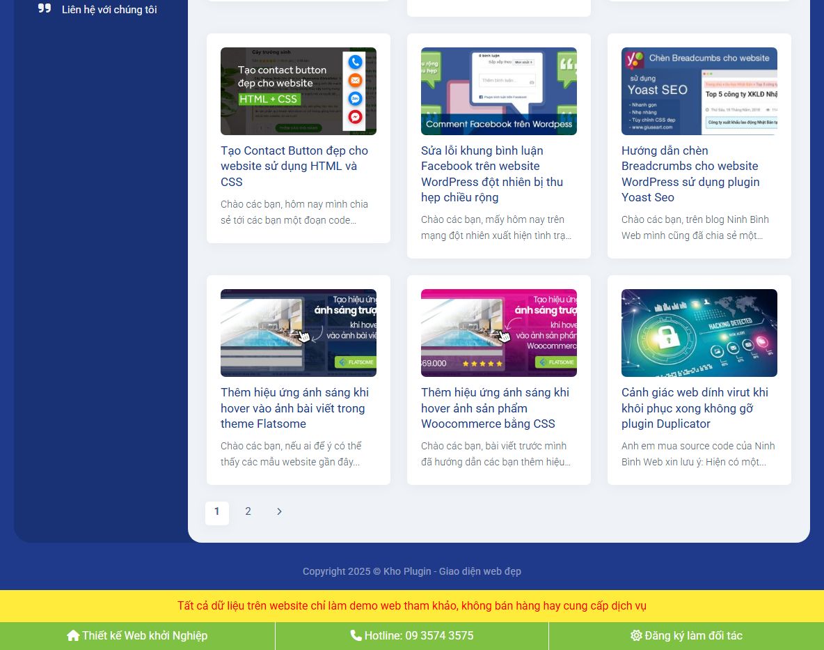 Hiệu quả kinh doanh với theme WordPress bán plugin