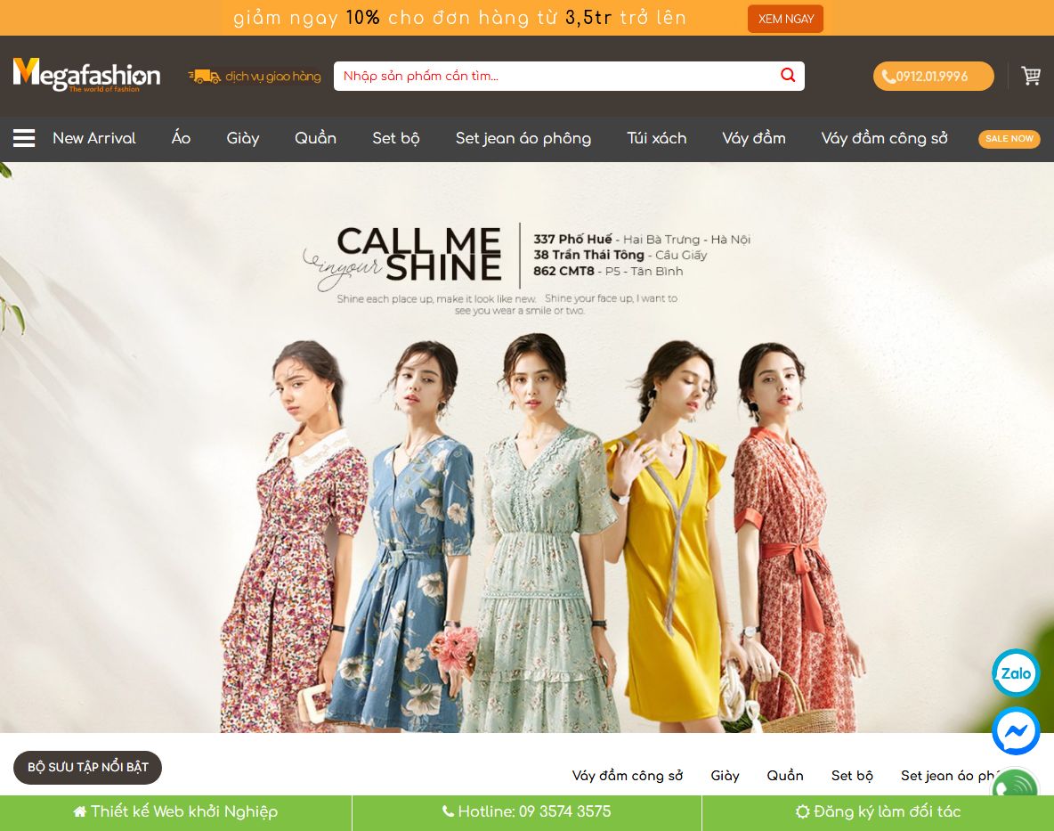Theme wordpress bán quần áo thời trang chuyên nghiệp