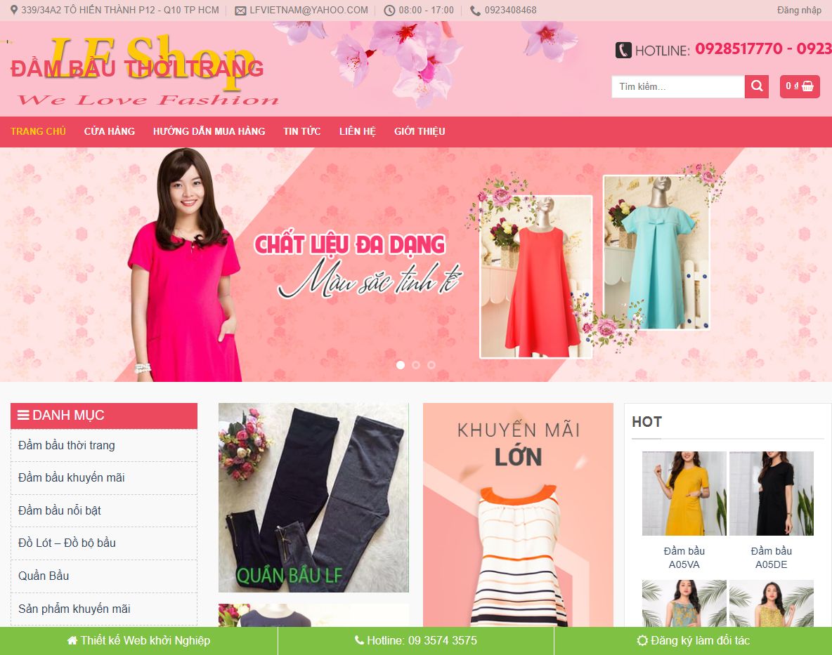 Theme WordPress bán quần áo thời trang hiện đại