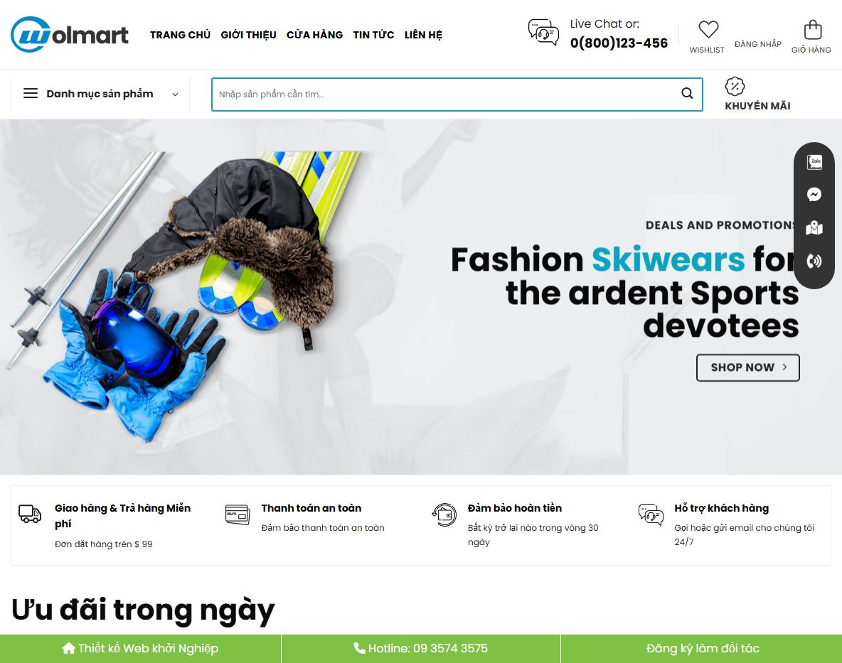 Theme wordpress bán sản phẩm công nghệ chuyên nghiệp