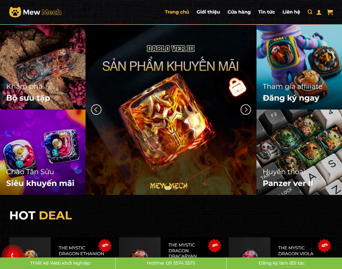 Theme wordpress gaming với giao diện hiện đại