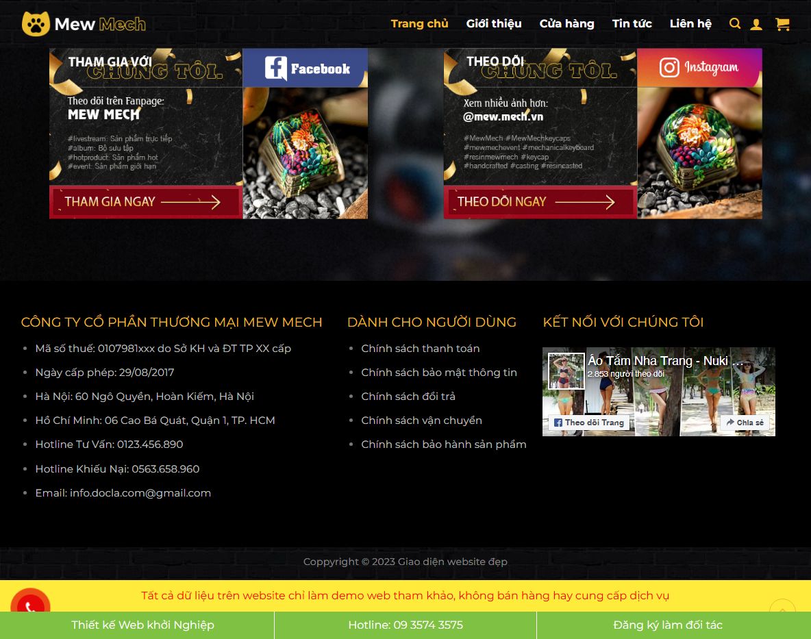Giao diện quản trị theme gaming