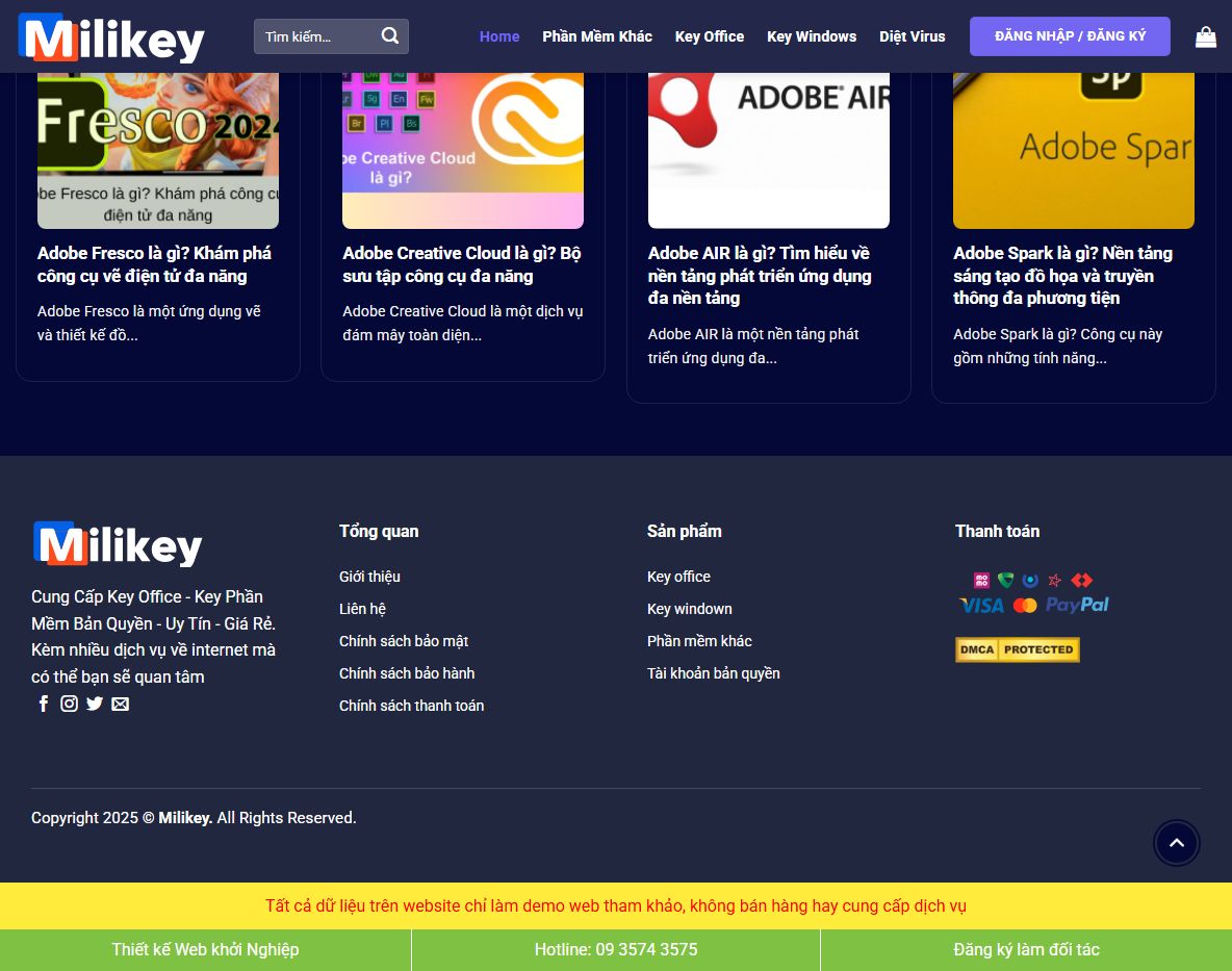 Tính năng quản lý của theme wordpress bán key bản quyền