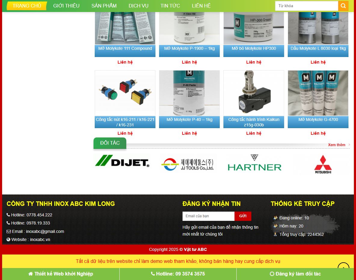 Hiệu quả kinh doanh với theme wordpress thiết bị mài