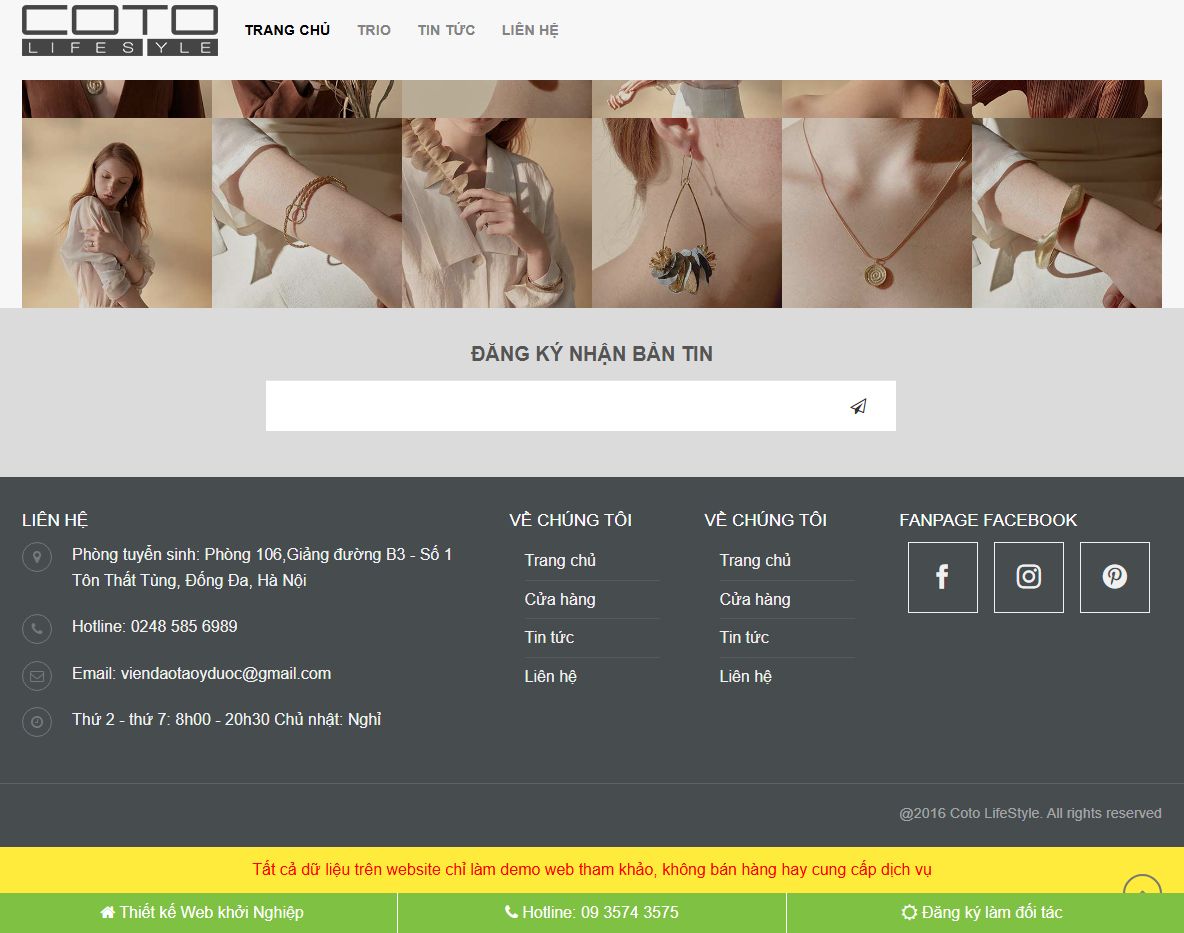 Tính năng quản lý theme wordpress trang sức