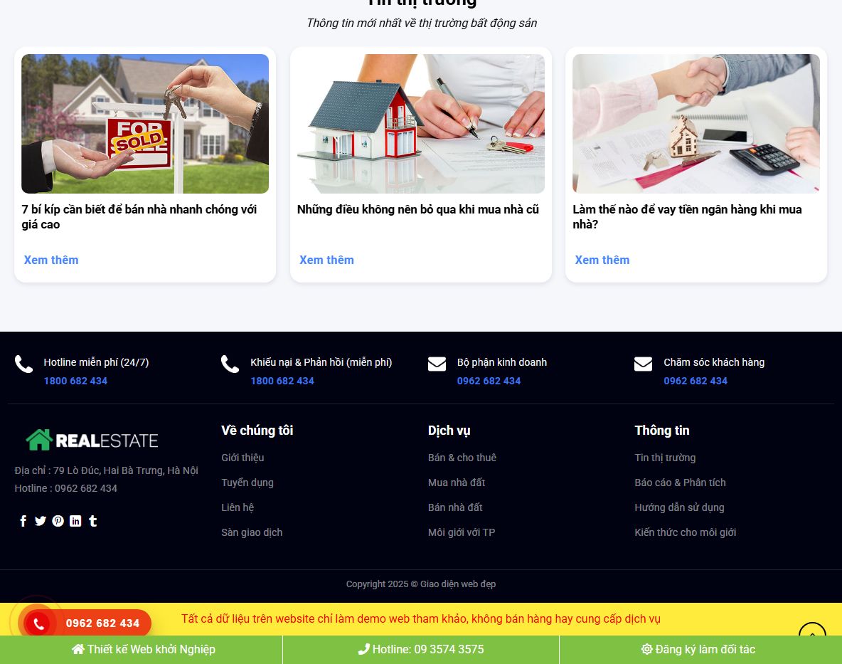 Tính năng nổi bật của Theme WordPress bất động sản 045