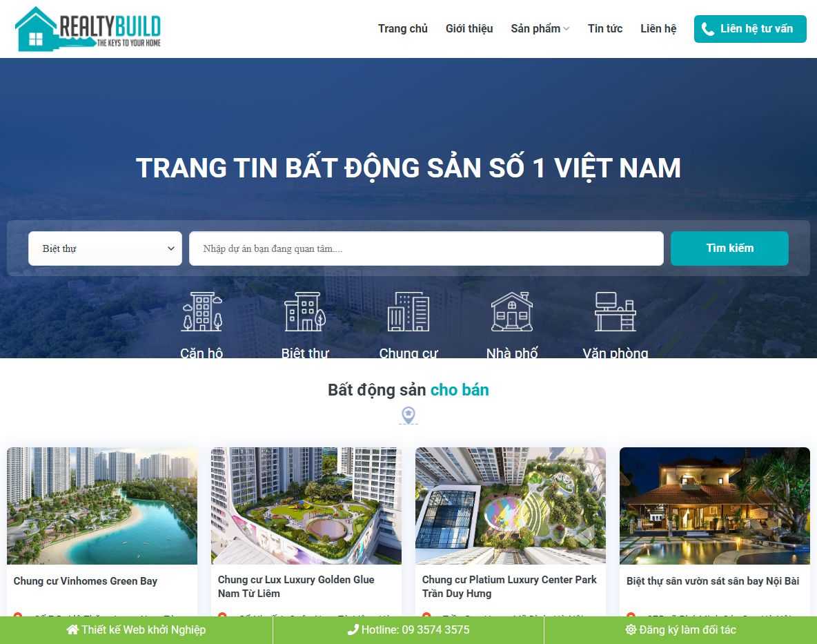Giao diện Theme wordpress bất động sản 049