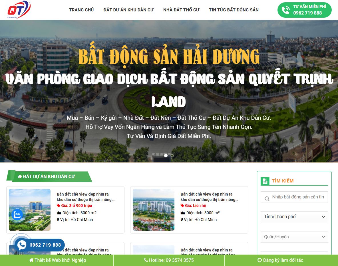 Giao diện Theme WordPress bất động sản 55