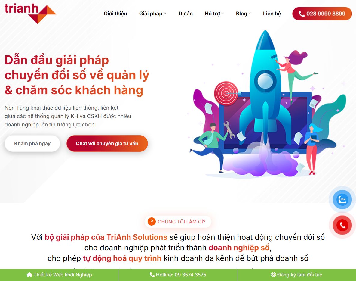 Theme WordPress chuyển đổi số chuyên nghiệp