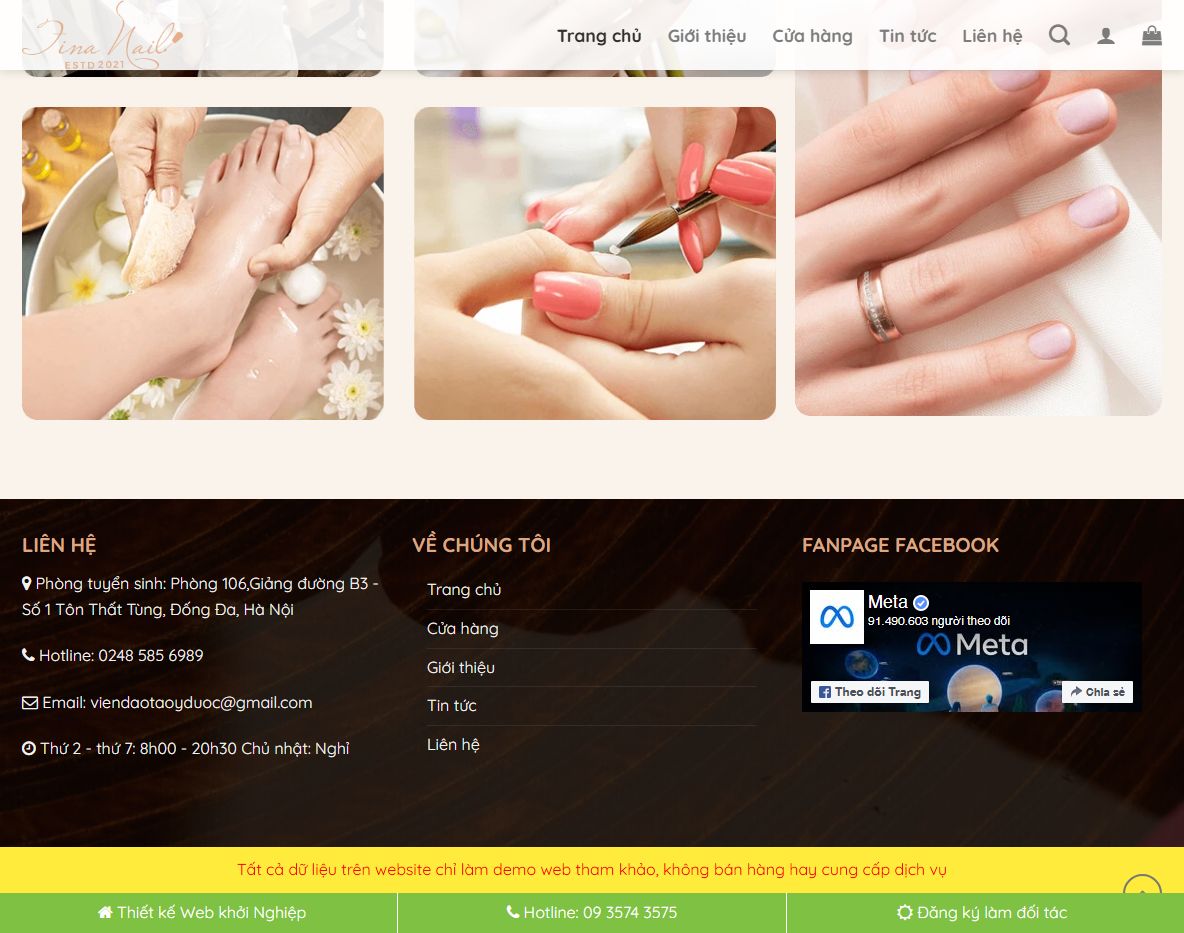 Tính năng theme wordpress nail