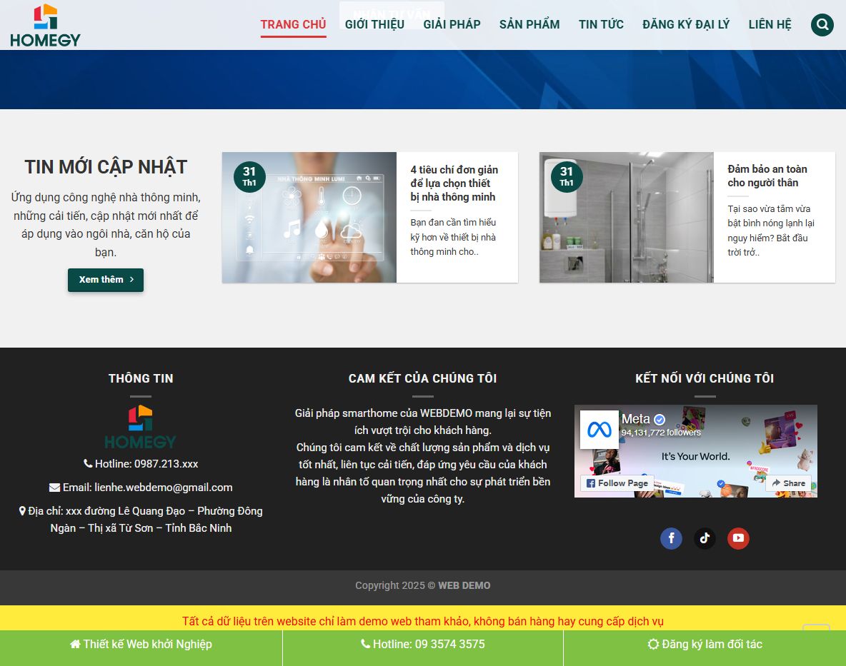 Tính năng theme wordpress smarthome