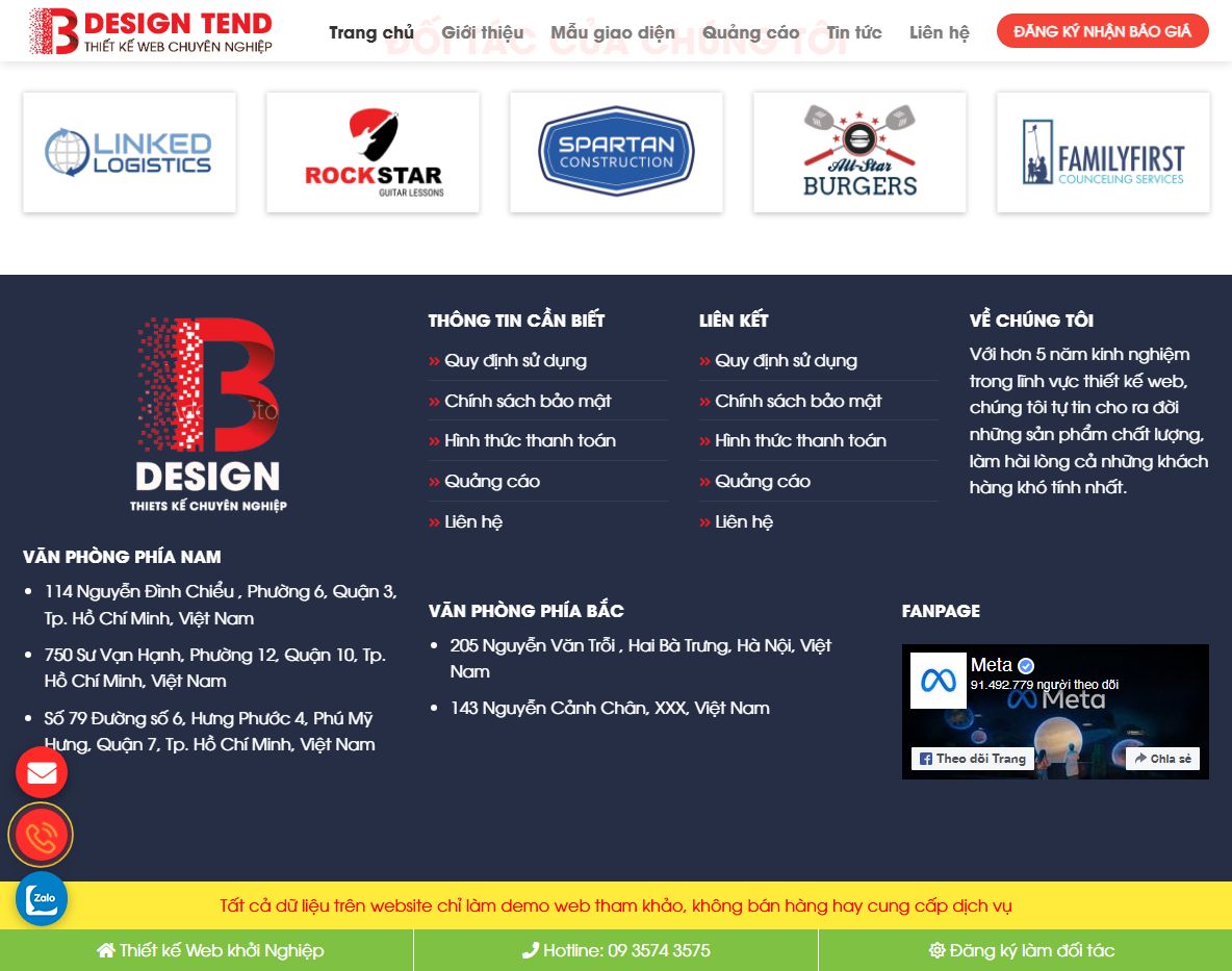 Tính năng của Theme wordpress dịch vụ thiết kế web 02