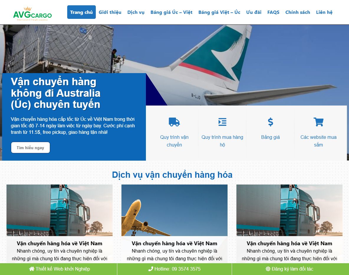 Giao diện theme wordpress vận chuyển
