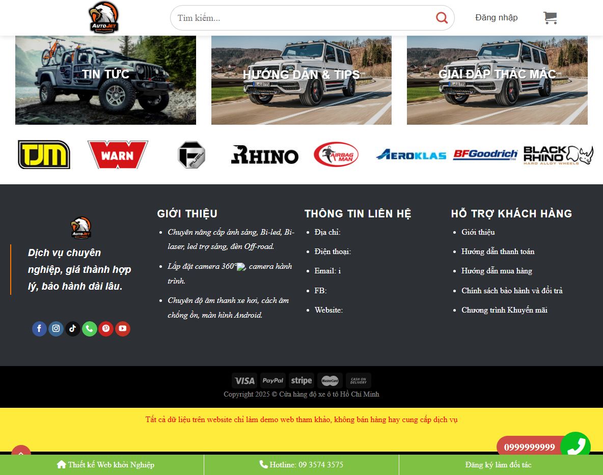 Tính năng Theme wordpress đồ chơi xe 03