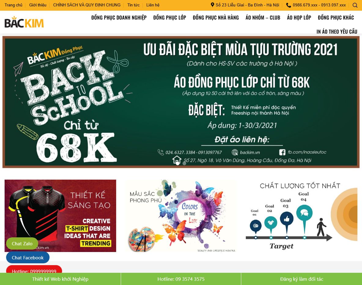 Giao diện Theme WordPress đồng phục 01