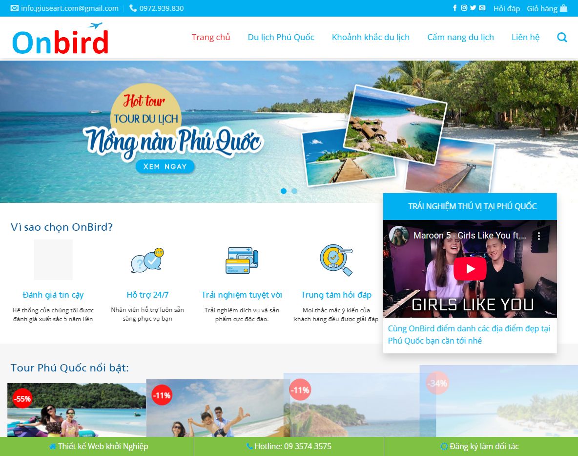 Giao diện Theme WordPress du lịch 015