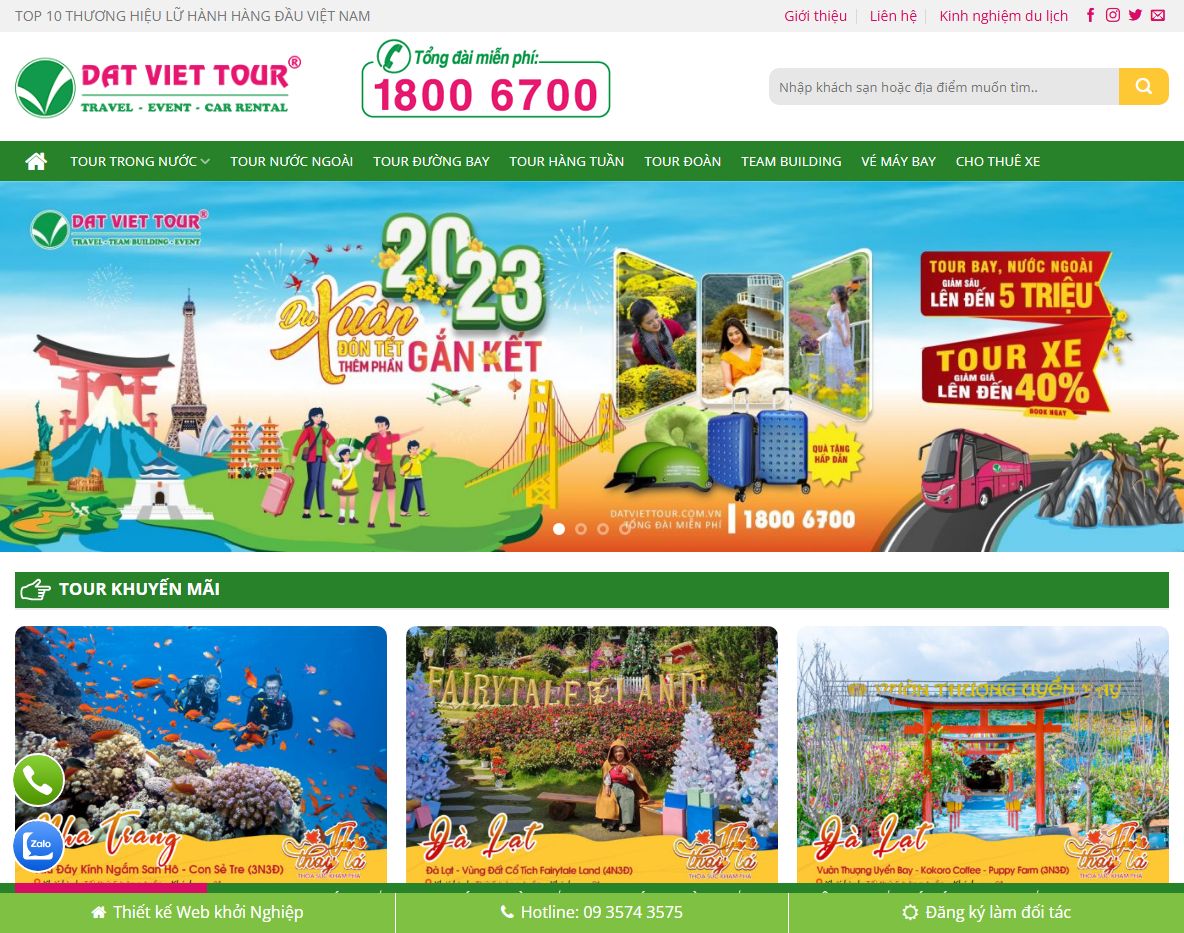 Giao diện Theme wordpress du lịch 14