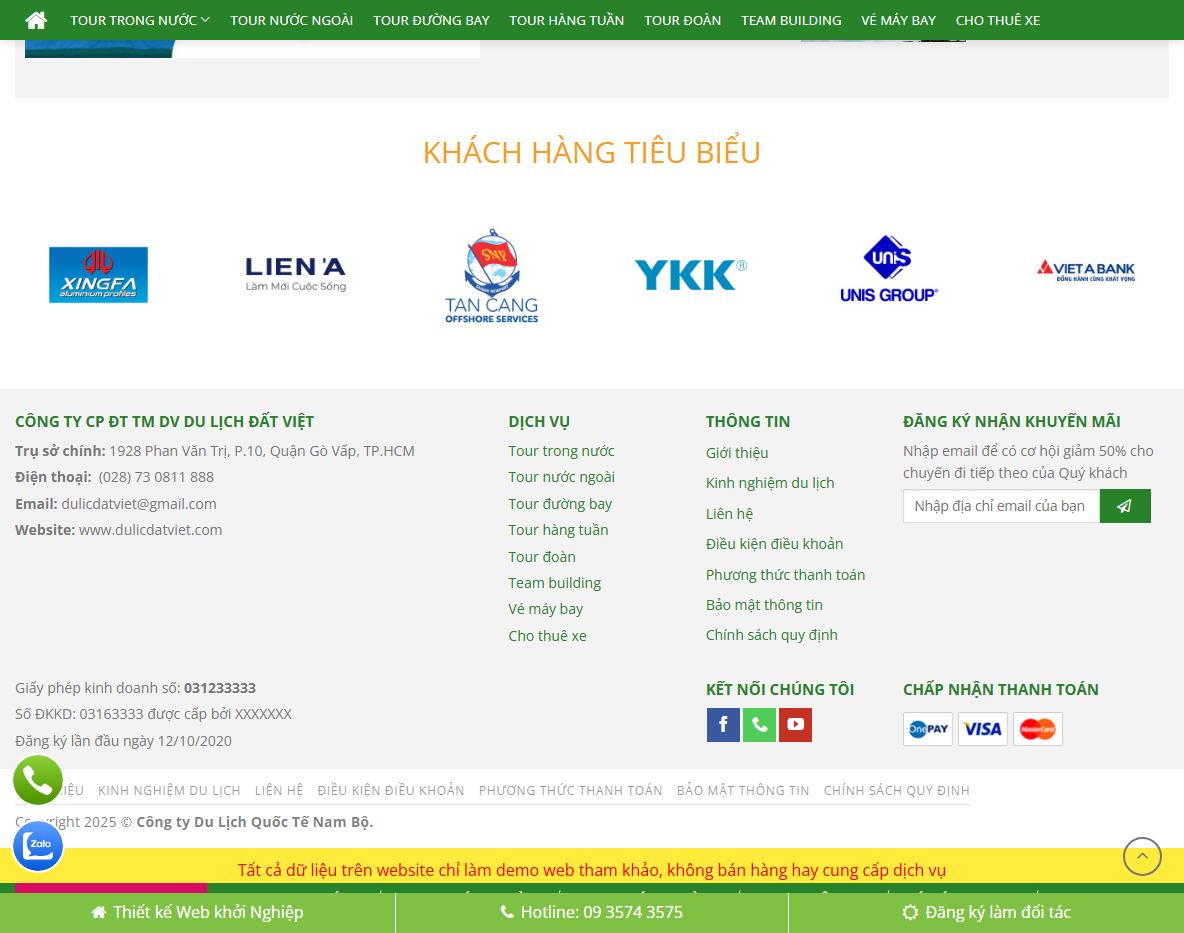 Tính năng Theme wordpress du lịch 14