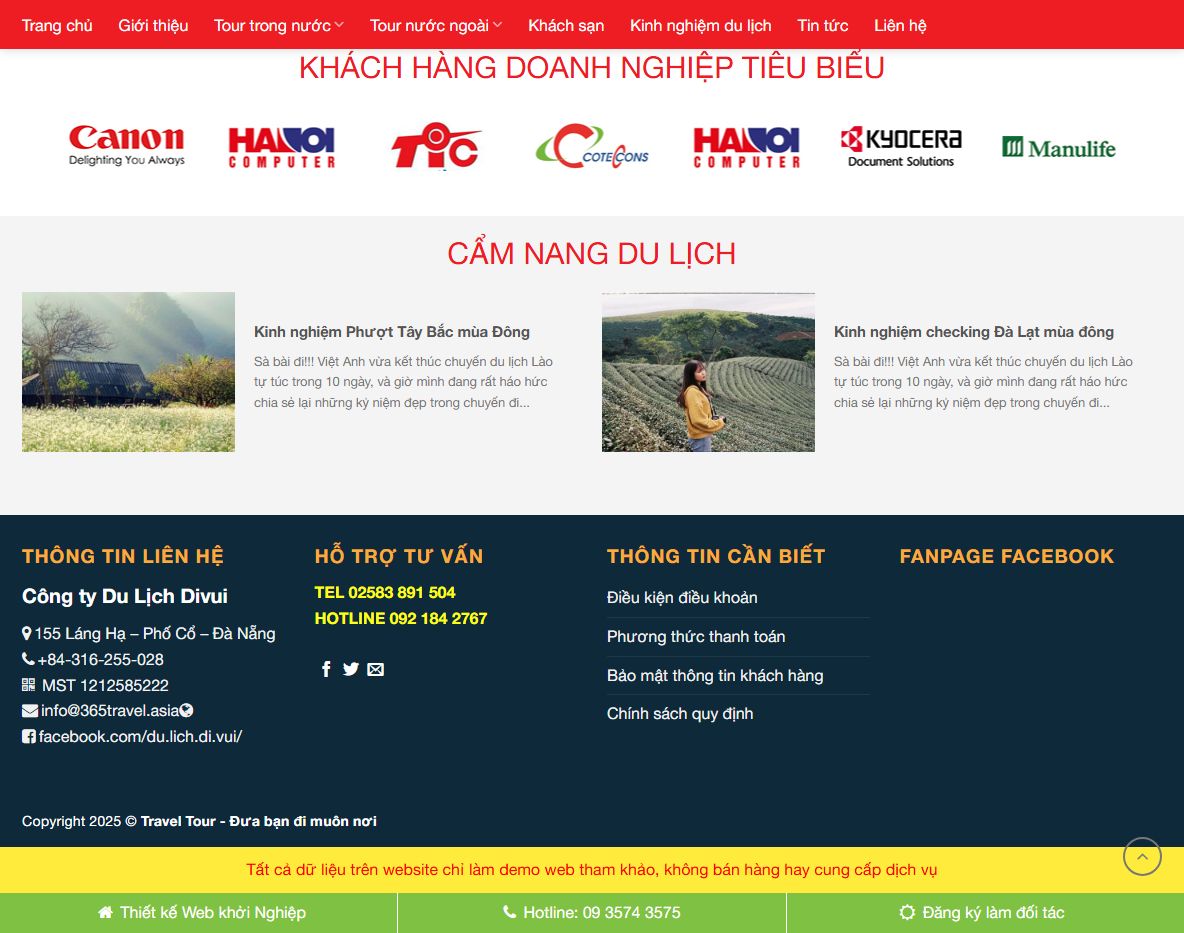 Tính năng đặt tour của Theme WordPress du lịch cao cấp 08