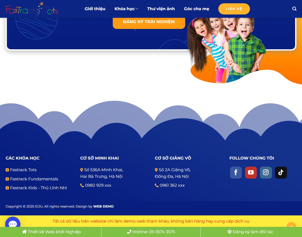 Các tính năng nổi bật của Theme WordPress EduKid