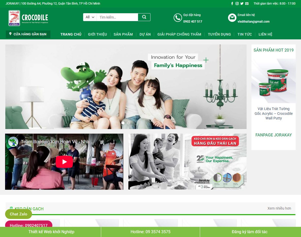 Theme WordPress Flatsome cho website bán bột sơn