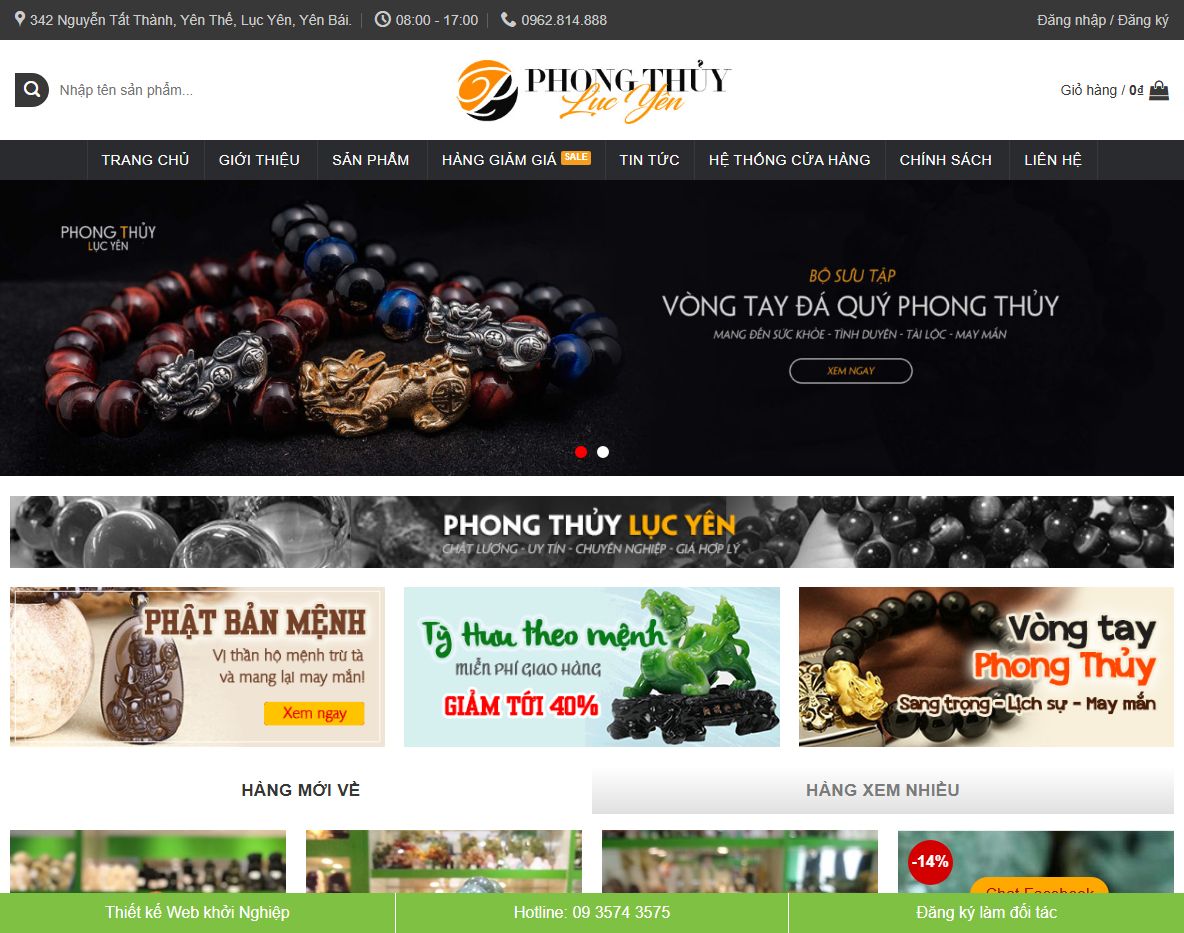 Giao diện Theme WordPress Flatsome phong thủy 01