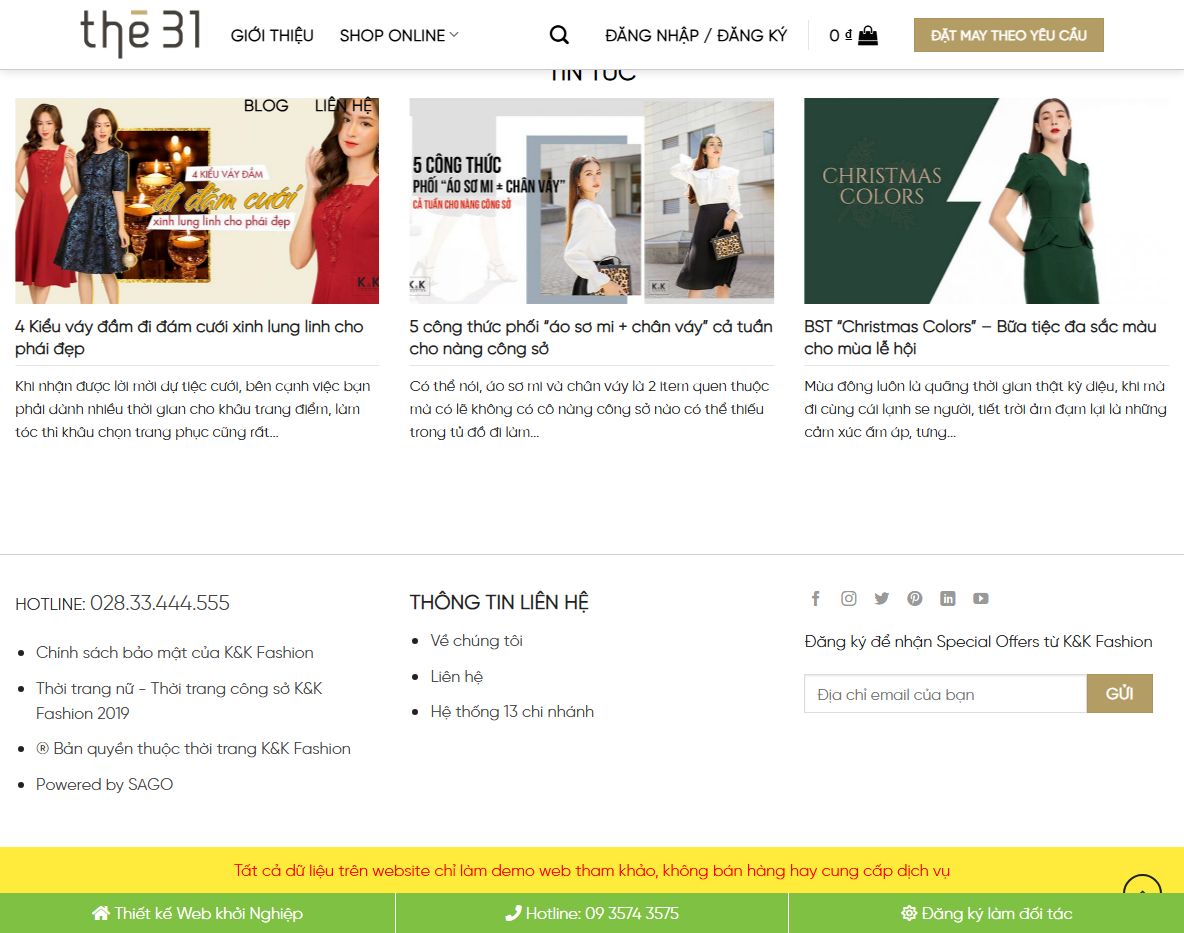 Tính năng Theme WordPress Flatsome thời trang 04