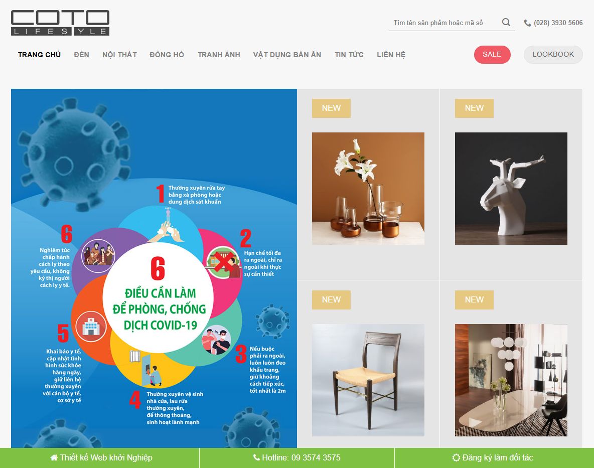 Giao diện Theme WordPress Flatsome Trang Trí