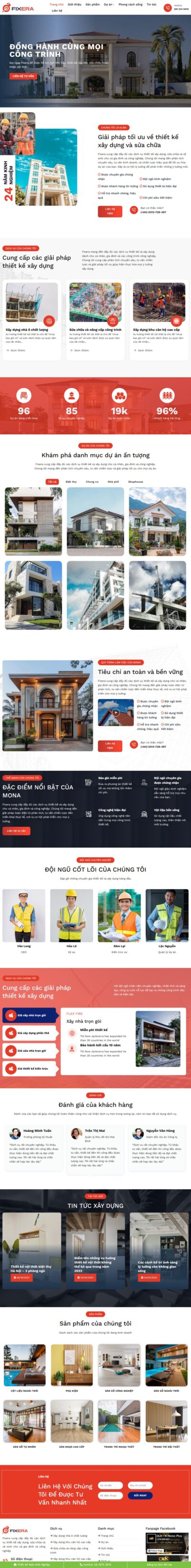 Theme wordpress kiến trúc 07