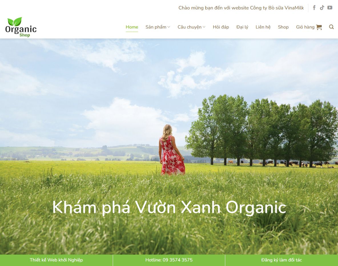 Giao diện Theme wordpress landing bán sữa 03