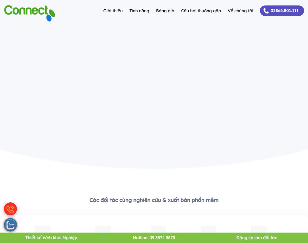 Theme wordpress landing page bán phần mềm hiện đại