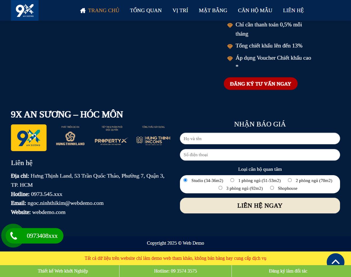 Tính năng marketing của Theme BĐS 65