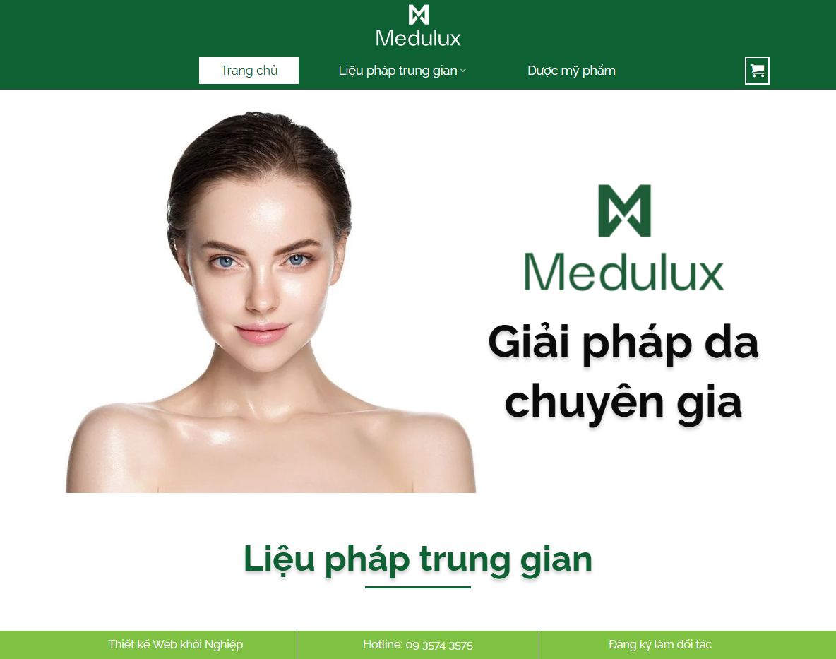 Theme wordpress landing page mỹ phẩm chuyên nghiệp