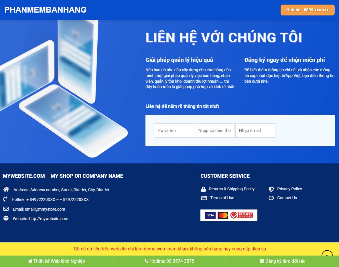 Tính năng theme wordpress landing page