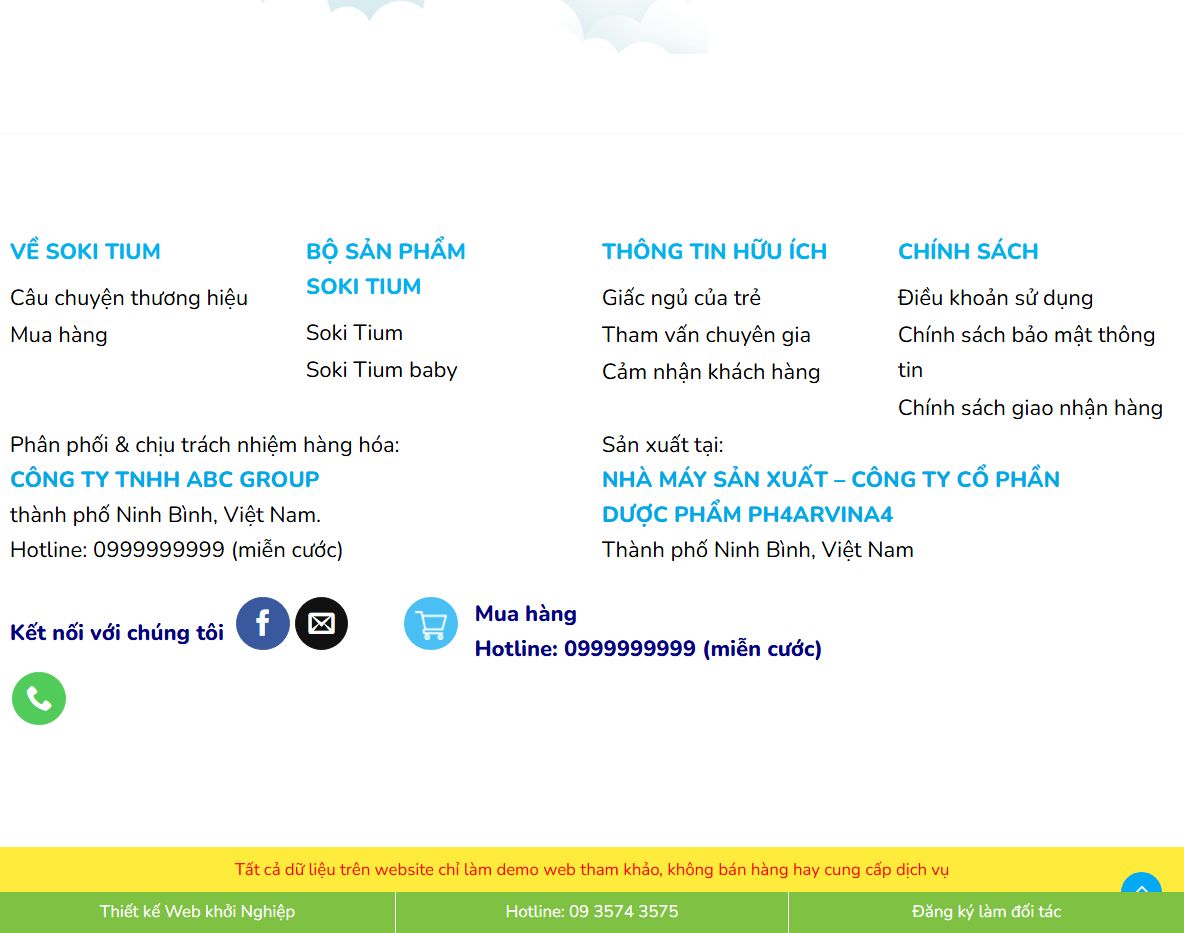 Demo theme wordpress landing page sữa tươi