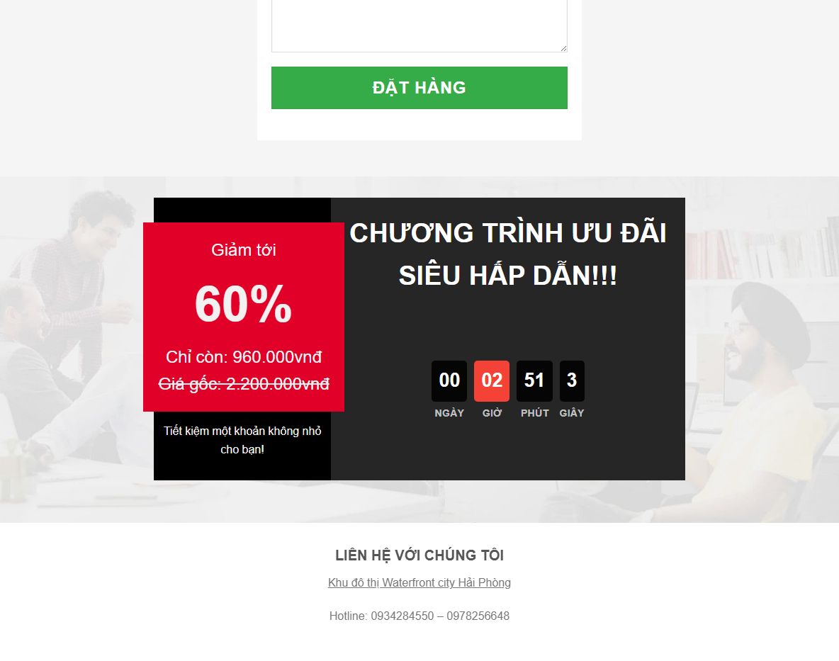 Demo Theme WordPress landing page trà đạo