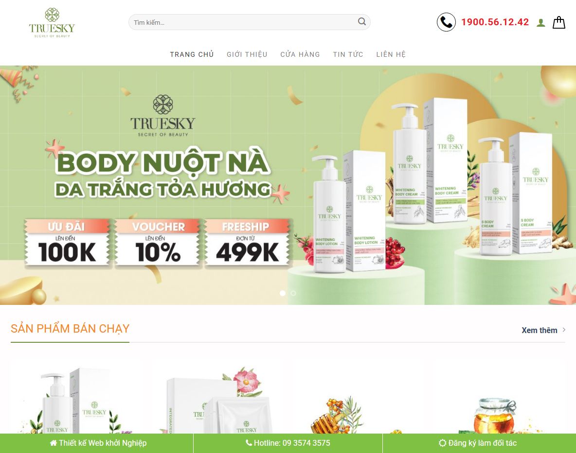 Giao diện Theme wordpress mỹ phẩm 14