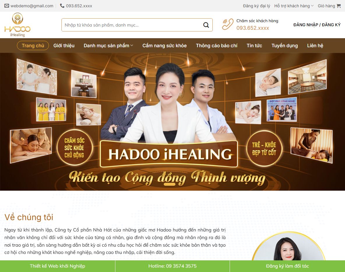 Giao diện Theme wordpress mỹ phẩm 22