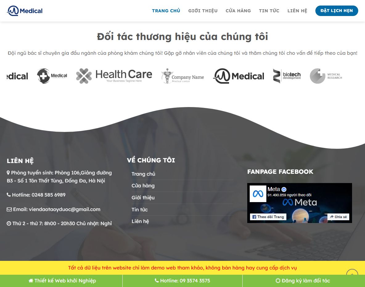 Các tính năng của Theme wordpress nha khoa 02