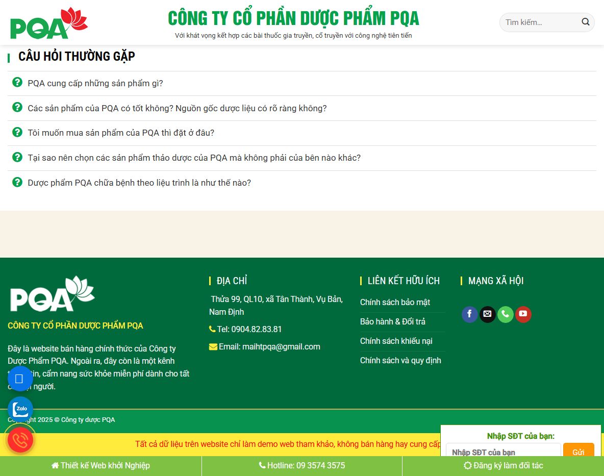 Tính năng bảo mật Theme wordpress nhà thuốc 02