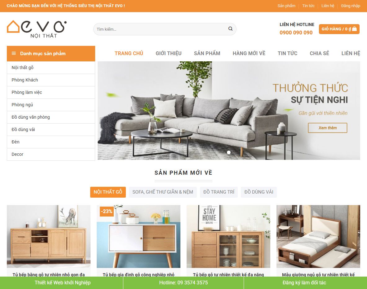 Giao diện Theme WordPress nội thất 015