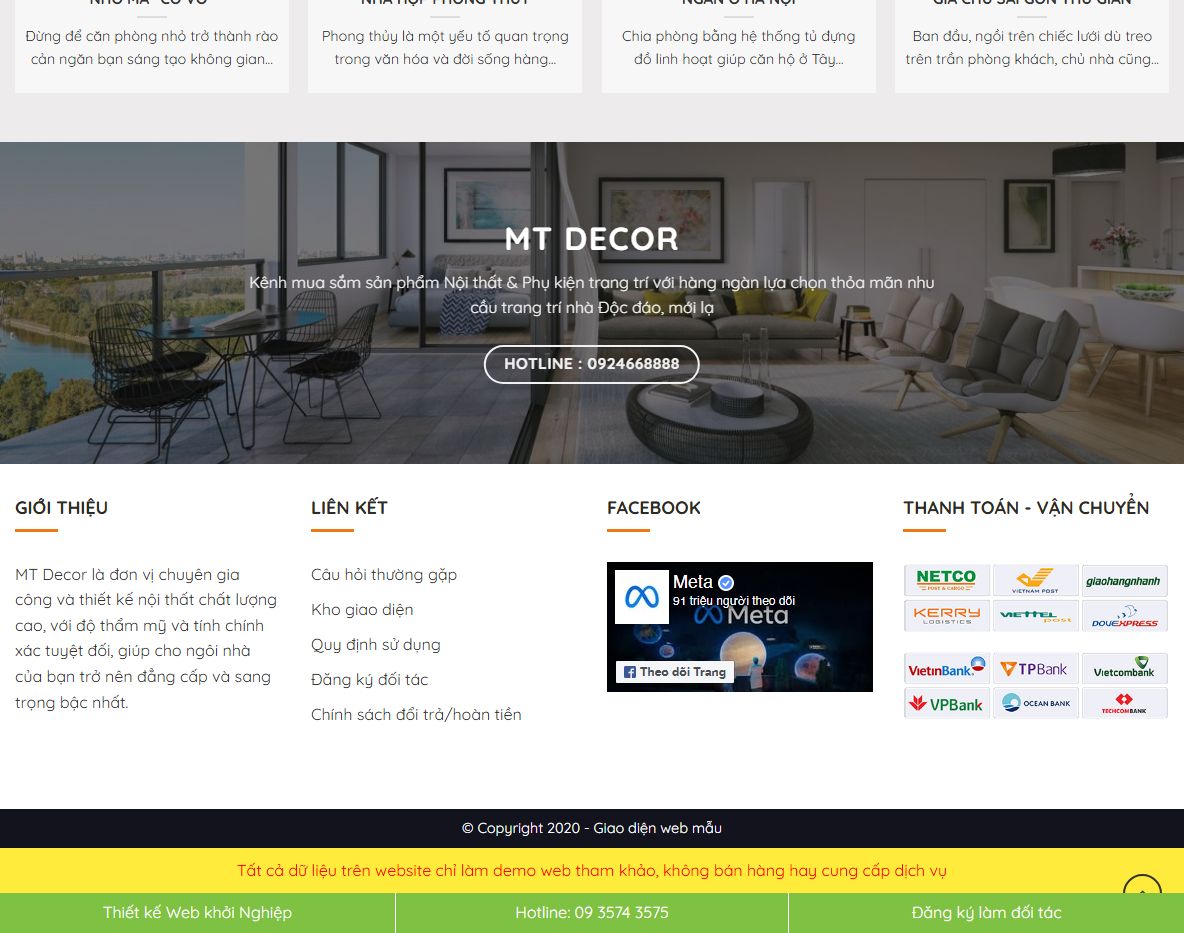 Tính năng quản lý Theme WordPress nội thất 16