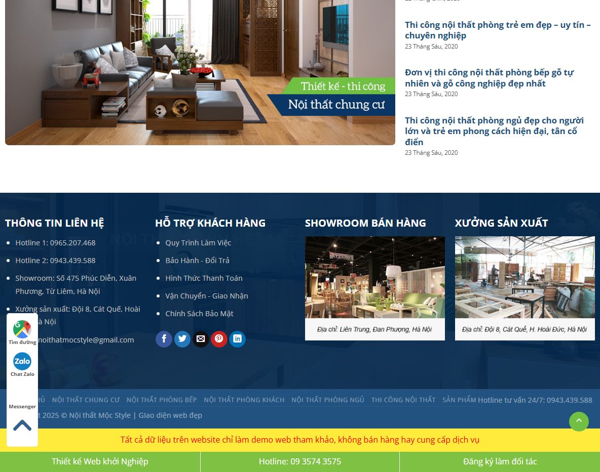 Giao diện quản trị Theme wordpress nội thất 18