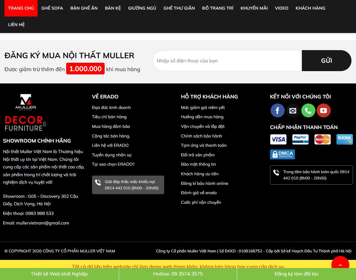 Demo Theme wordpress nội thất 24